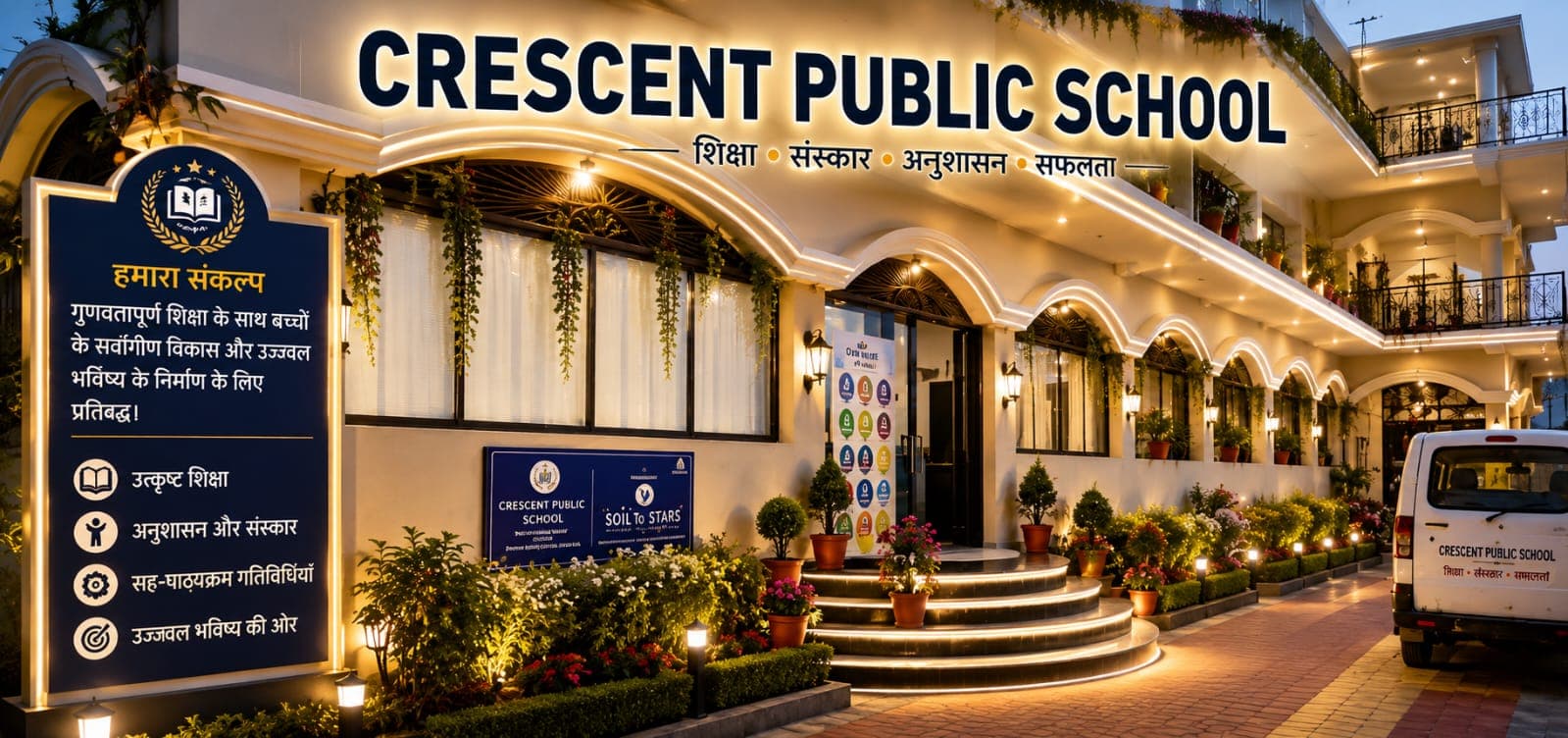 Crescent Public School banner